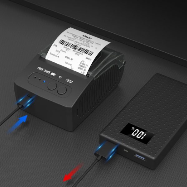 Etiqueteuse de reçus portable standard européenne