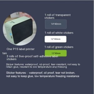 Etiqueteuse thermique d'étiquettes Bluetooth pour téléphone portable - 1Style