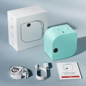 Étiqueteuse P12 PRO Bluetooth – ruban tissu, rechargeable, sans encre - Green P12PRO Printer