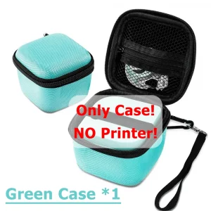 Étiqueteuse P12 PRO Bluetooth – ruban tissu, rechargeable, sans encre - Case Only (Green)