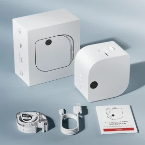 Étiqueteuse P12 PRO Bluetooth – ruban tissu, rechargeable, sans encre - White P12PRO Printer
