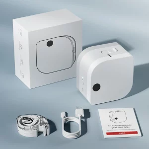 Étiqueteuse P12 PRO Bluetooth – ruban tissu, rechargeable, sans encre - Grey P12PRO Printer